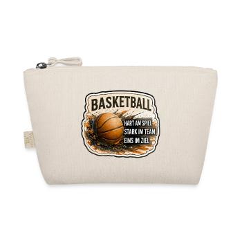 Basketball – Stark im Team - Bio-Täschchen - Natur - Vorne