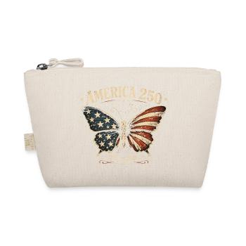 America 250 Vintage Butterfly | National Day USA - Organic Pouch - nature - Front