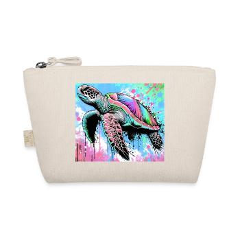 turtle - Organic Pouch - nature - Front