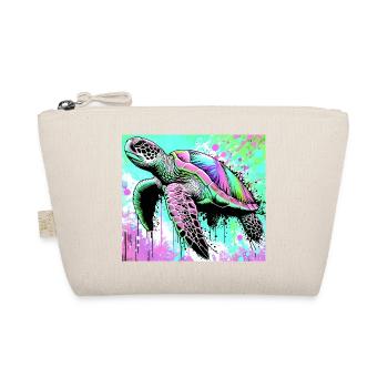 turtle - Organic Pouch - nature - Front