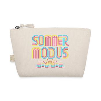 Sommer Modus Retro Neon Line Art 80er Shirt - Bio-Täschchen - Natur - Vorne