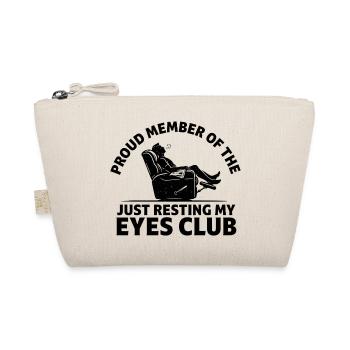 Just Resting My Eyes Club - Organic Pouch - nature - Front
