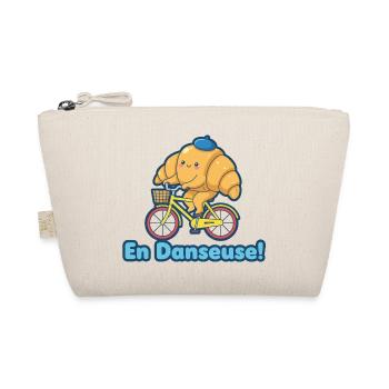 Croissant Mignon À Vélo En Danseuse - Trousse biologique - nature - Devant