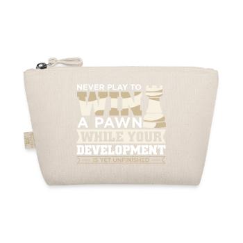 Chess Chess Player Chessboard - Organic Pouch - nature - Front