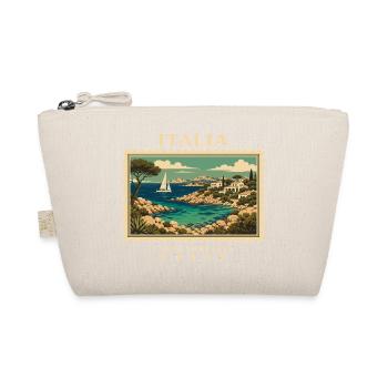Italien Vintage Reisemarke - Bio-Täschchen - Natur - Vorne