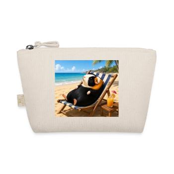 Choupie at the beach - Organic Pouch - nature - Front