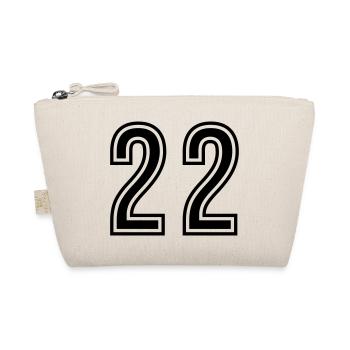 22 Number Symbol - Organic Pouch - nature - Front