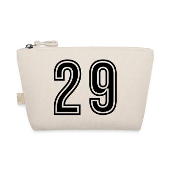 29 Number Symbol - Organic Pouch - nature - Front