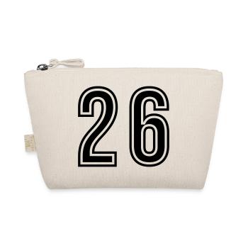26 Number symbol - Organic Pouch - nature - Front