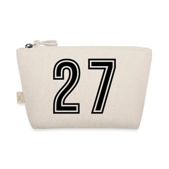 27 Zahl symbol - Bio-Täschchen - Natur - Vorne