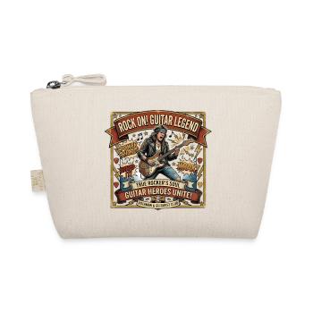 Guitarist Retro Style - Organic Pouch - nature - Front