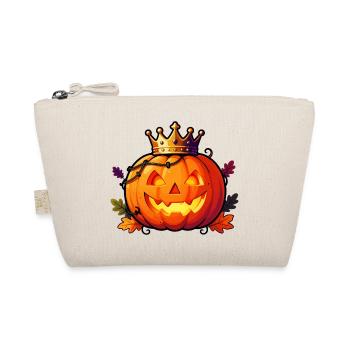 Crowned Pumpkin King - Organic Pouch - nature - Front