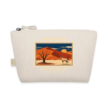 Marque de voyage vintage Namibia Sossusvlei - Trousse biologique - nature - Devant
