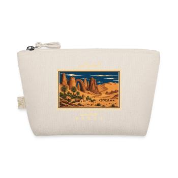 Algerien Djanet Vintage Reisemarke - Bio-Täschchen - Natur - Vorne