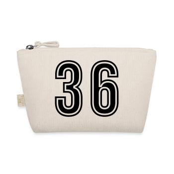 36 Number Symbol - Organic Pouch - nature - Front