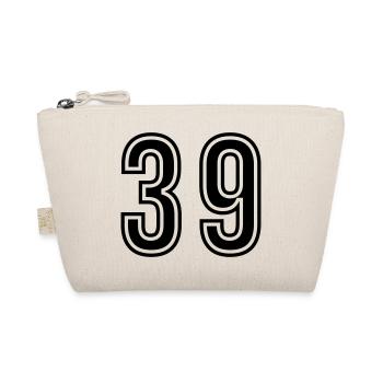 39 Number Symbol - Organic Pouch - nature - Front