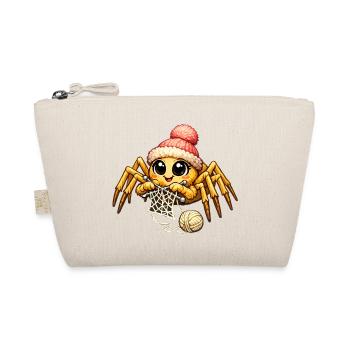 Spider Knitting - Organic Pouch - nature - Front