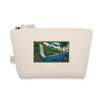 Marque de voyage vintage Samoa Upolu - Trousse biologique - nature - Devant
