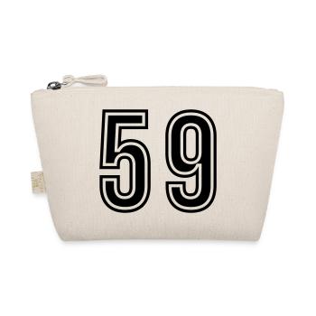 59 Number Symbol - Organic Pouch - nature - Front