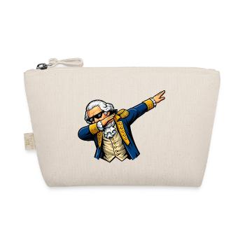 Dabbing George Washington - Bio-Täschchen - Natur - Vorne