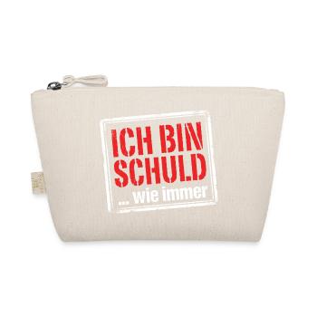 Ich bin schuld wie immer - Lustiger Spruch - Bio-Täschchen - Natur - Vorne