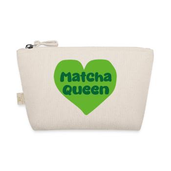 Matcha Queen Heart Design - Trousse biologique - nature - Devant