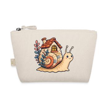 Snail shell illustration - Organic Pouch - nature - Front