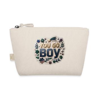 You Go, Boy - Organic Pouch - nature - Front