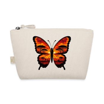 Sunset Butterfly Savannah - Organic Pouch - nature - Front