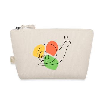 Abstract interpretation of the garden snail - Organic Pouch - nature - Front