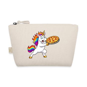Funny Unicorn Pizza Rescue - Organic Pouch - nature - Front