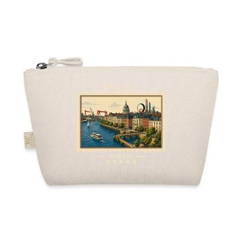 Frankreich Nantes Vintage Reisemarke - Bio-Täschchen - Natur - Vorne