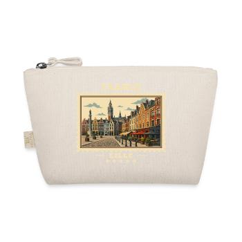 France Lille Vintage Travel Brand - Organic Pouch - nature - Front