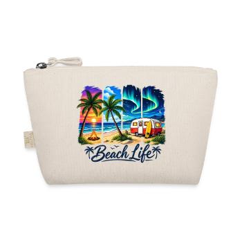 Beach Life: Sunset & Camper - Organic Pouch - nature - Front