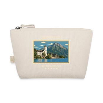 Österreich St. Wolfgang Vintage Reisemarke - Bio-Täschchen - Natur - Vorne