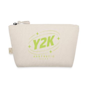 Y2K Ästhetik Neon Logo - Bio-Täschchen - Natur - Vorne
