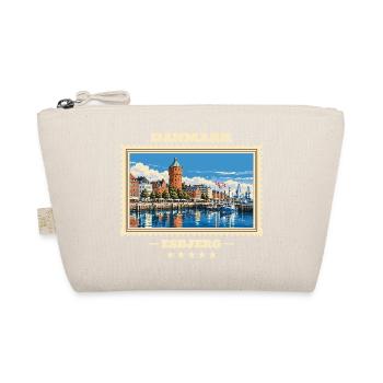 Danmark Esbjerg Vintage Reisemarke - Bio-Täschchen - Natur - Vorne