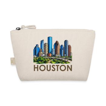 Houston Skyline Stadtlandschaft - Bio-Täschchen - Natur - Vorne