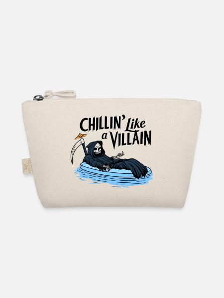 Chillig wie ein Villain - Bio-Täschchen - Natur
