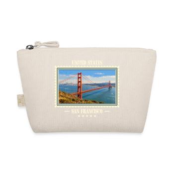 Vereinigte Staaten San Francisco Vintage Marke - Bio-Täschchen - Natur - Vorne