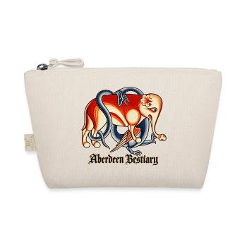Der Elefant des Aberdeen Bestiary - Bio-Täschchen - Natur - Vorne
