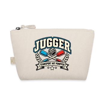 Jugger Teamsport mit Pompfen - Bio-Täschchen - Natur - Vorne