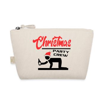 Weihnachten Christmas Party Crew Bier Saufen - Bio-Täschchen - Natur - Vorne