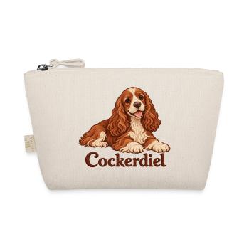 Cocker Spaniel Kuschelportrait - Bio-Täschchen - Natur - Vorne