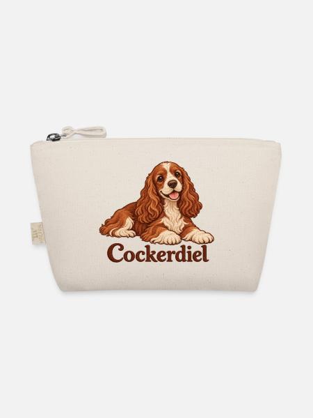 Cocker Spaniel Kuschelportrait - Bio-Täschchen - Natur