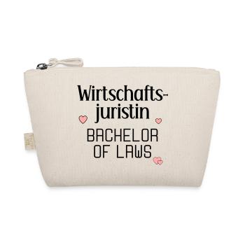 Studium Abschluss Wirtschaftsjuristin - Bio-Täschchen - Natur - Vorne