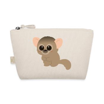 Chibi Night Monkey Niedlicher Charakter - Bio-Täschchen - Natur - Vorne