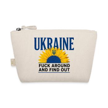 Ukraine FAFO Sonnenblume – Kühne Aussage - Bio-Täschchen - Natur - Vorne