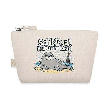 Schietegal Hauptsache Küste Fischkopp - Bio-Täschchen - Natur - Vorne