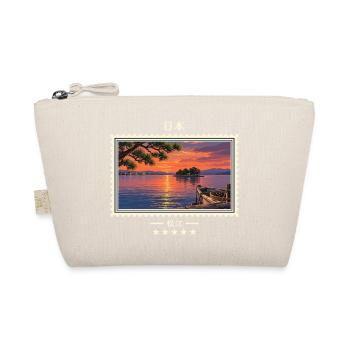 Japan Matsue Vintage Reisemarke - Bio-Täschchen - Natur - Vorne